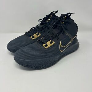 Size 13 - Nike Kyrie Flytrap 4 Black Metallic Gold Men’s sneaker shoe